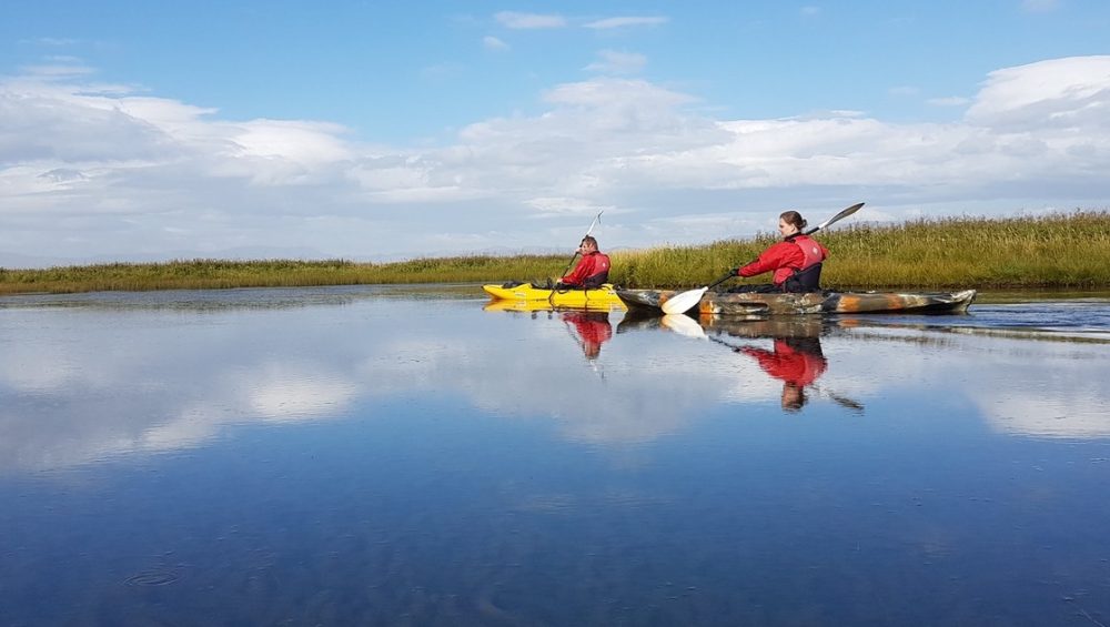 Kayak in Iceland