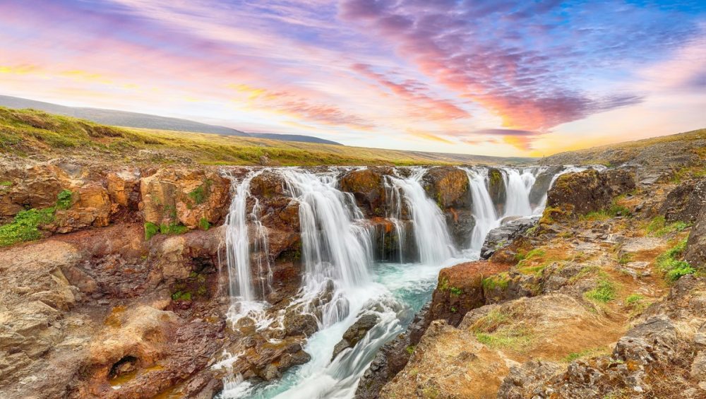 Kolufossar Waterfall