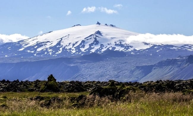 Snaefellsjokull glacier